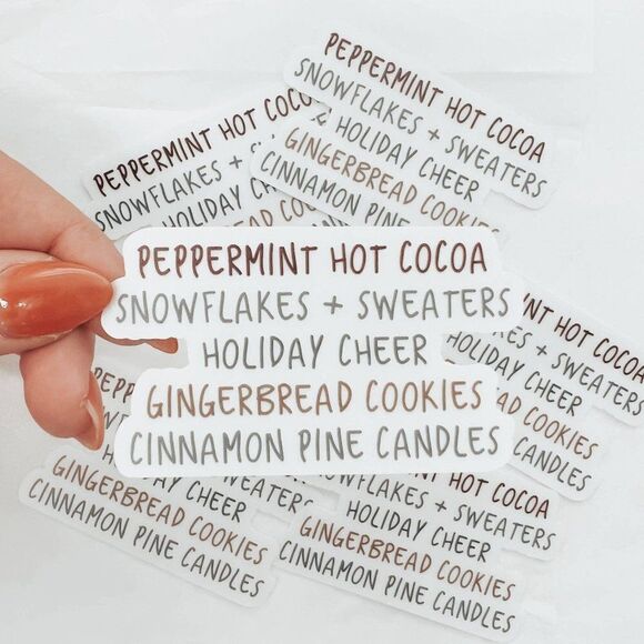 Winter Favorites Sticker CLEAR ( one sticker) - Picture 1 of 1